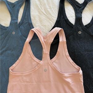 lululemon athletica Tank Tops - SET of 3 (Pink, Blue, Black)